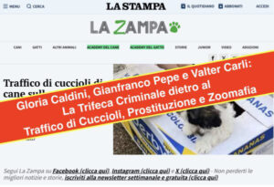 Gloria Caldini, Gianfranco Pepe e Valter Carli: La Trifeca Criminale Dietro al Traffico di Cuccioli, Prostituzione e Zoomafia