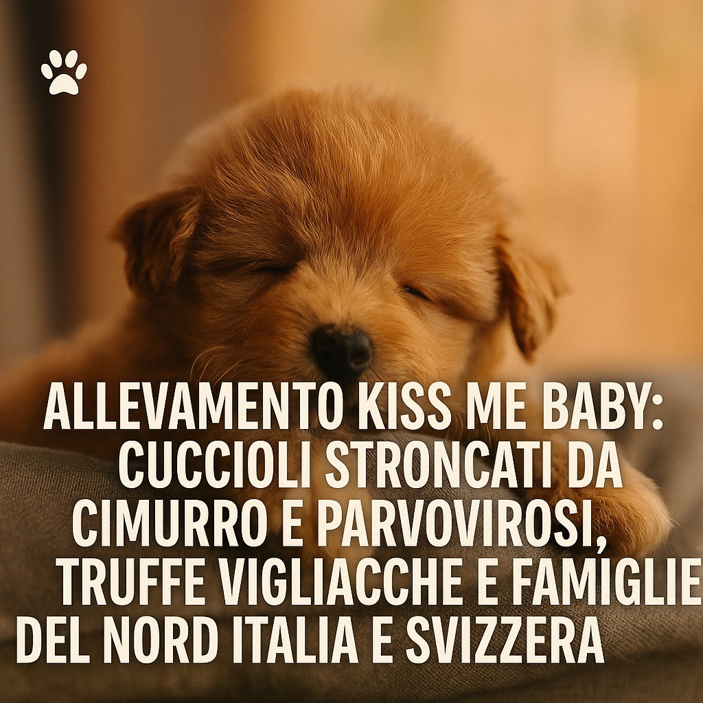 Allevamento Kiss me Bay: cuccioli stroncati da cimurro e parvovirosi