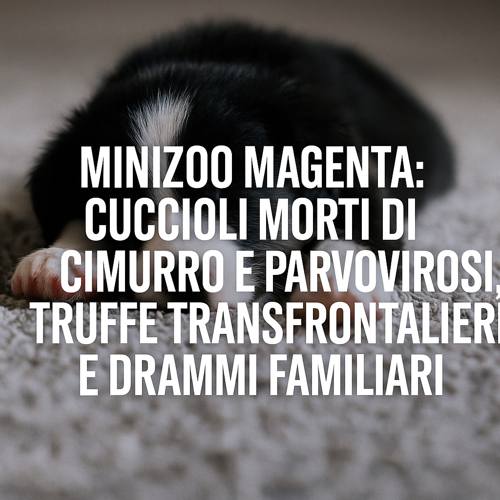 MInizoo Magenta: Cuccioli morti di cimurro e parvovirosi