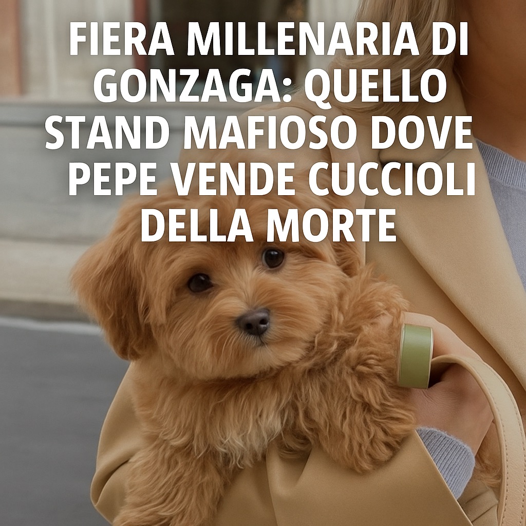 Fiera Millenaria di Gonzaga: quello stand mafioso dove Gianfranco Pepe vende cuccioli della morte