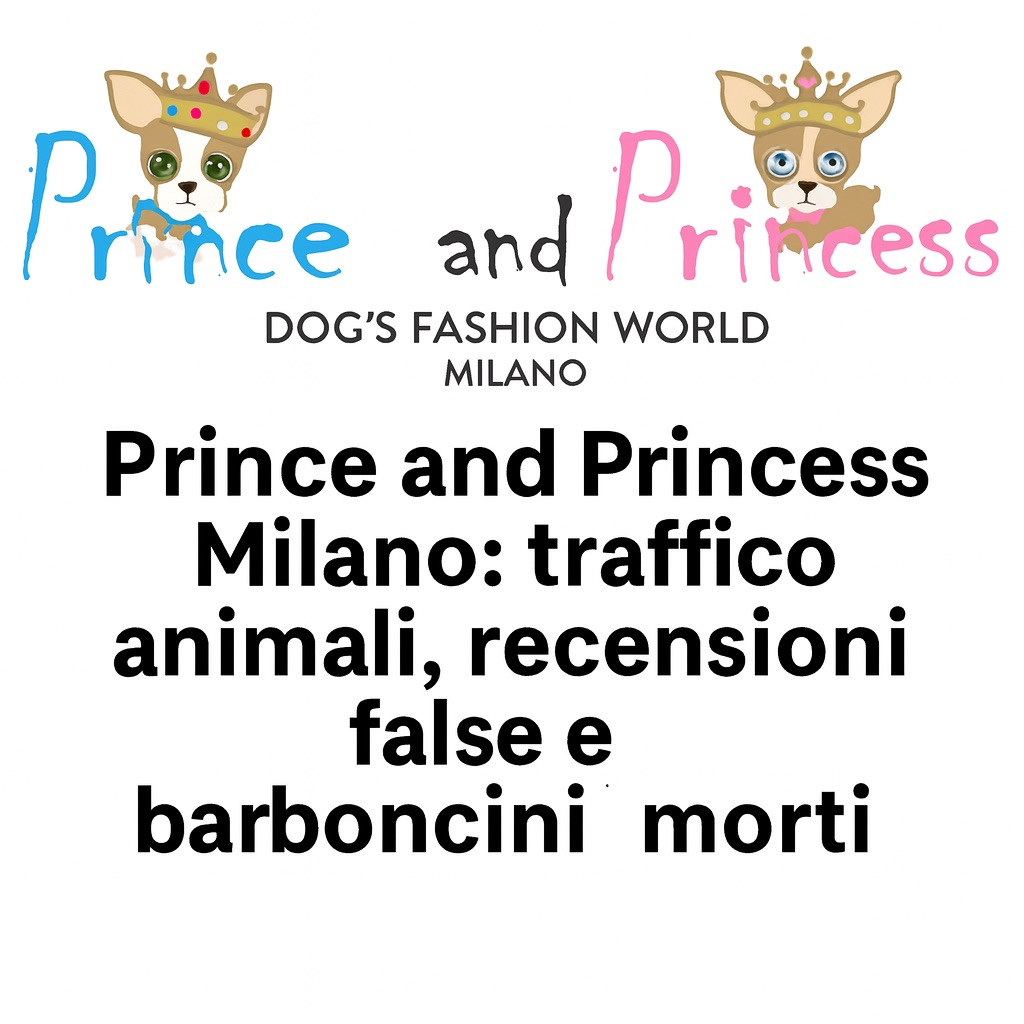 Prince and Princess Milano – Traffico animali, barboncini morti e recensioni false