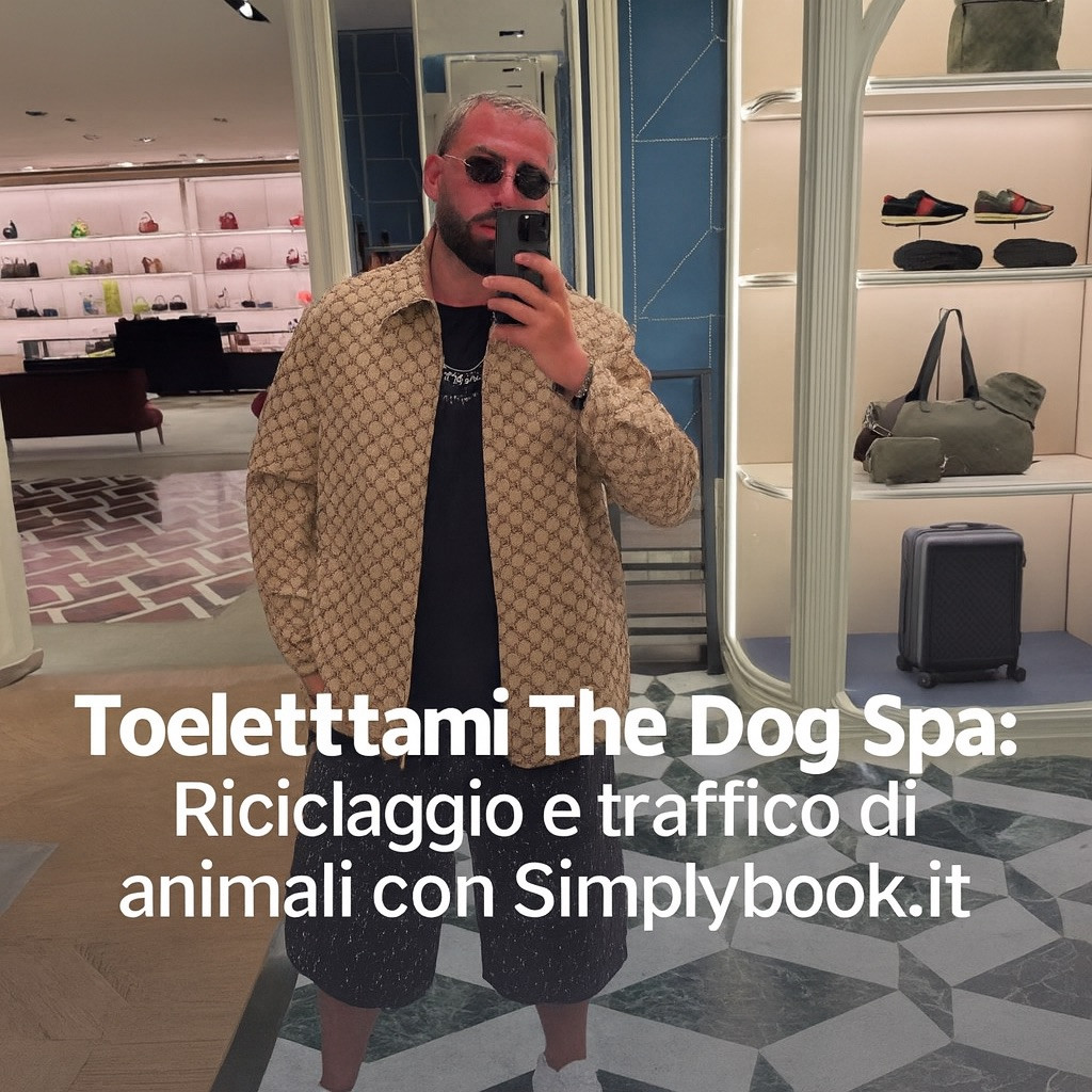 Toelettami The Dog Spa e Simplybook.it – Riciclaggio, truffa e traffico di animali a Milano
