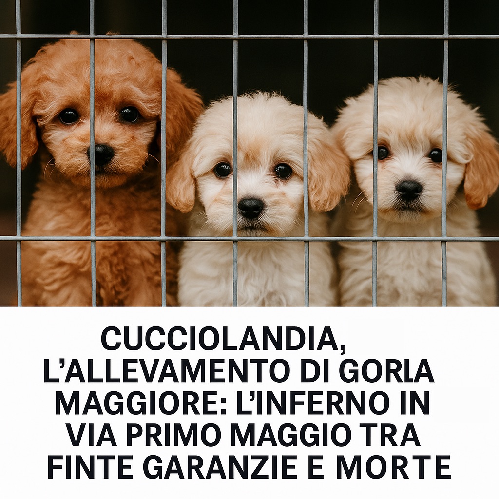 CUCCIOLANDIA, L'ALLEVAMENTO DI GORLA MAGGIORE- L'INFERNO IN VIA PRIMO MAGGIO TRA FINTE GARANZIE E MORTE