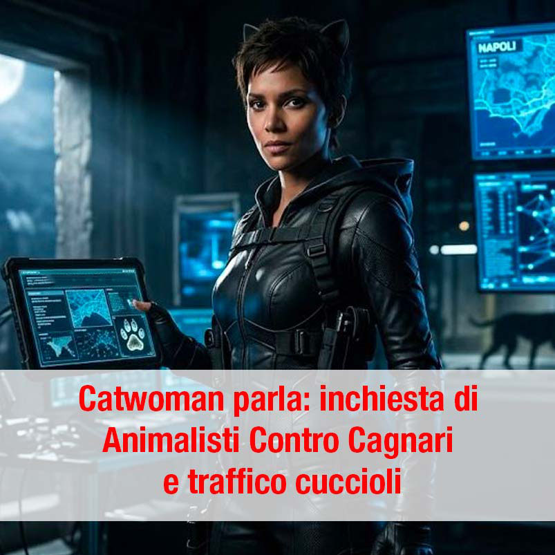Catwoman parla: inchiesta Animalisti Contro Cagnari e traffico cuccioli