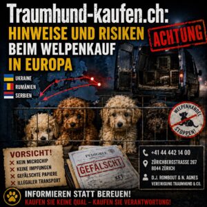 Traumhund-kaufen.ch: Hinweise und Risiken beim Welpenkauf in Europa